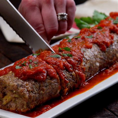 Pasta-Stuffed Meatloaf Roll Recipe & Video | TipHero