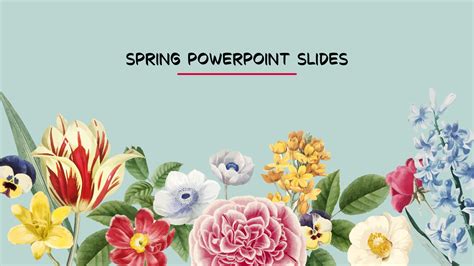 Spring Powerpoint Template Free - Printable Word Searches