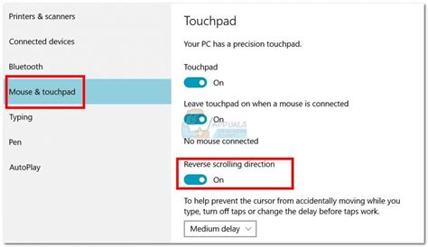 How to Reverse the Scrolling Direction in Windows 10 - Appuals.com