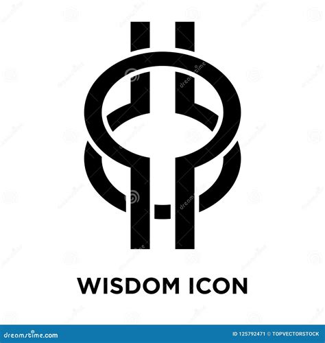 Wisdom Icon Vector Isolated on White Background, Logo Concept of Stock Vector - Illustration of ...