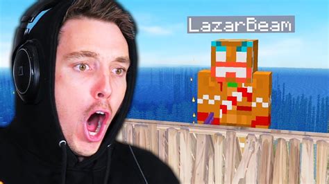 Fighting The LAZARBEAM BOSS in Minecraft - YouTube