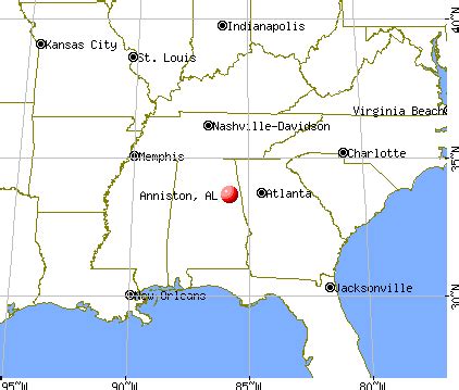 Anniston, Alabama (AL) profile: population, maps, real estate, averages ...