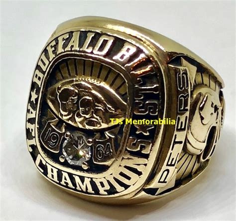 1964 BUFFALO BILLS AMERICAN FOOTBALL LEAGUE AFL CHAMPIONSHIP RING - Buy ...