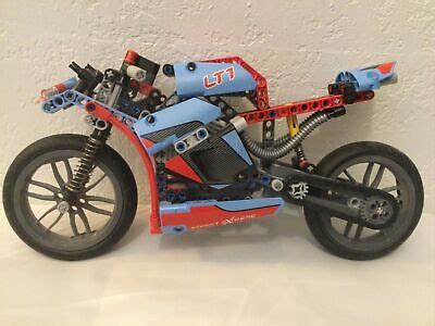 Lego Technic Motorcycle Set 42036 - 90% Complete No Box No Instructions ...