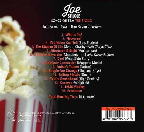 Joe Stilgoe - Songs On Film: The Sequel | TYQmusic