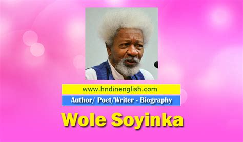 Wole Soyinka - Biography - HNDinEnglish.com