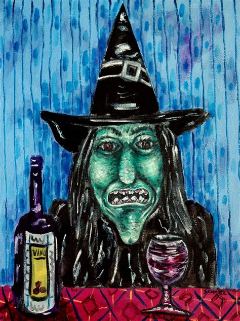 Wicked Witch of the East at the Wine Bar Art PRINT Poster Gift - Etsy