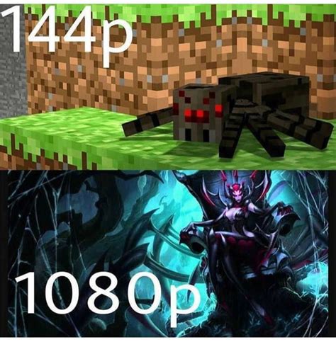 144p vs 1080p - 9GAG