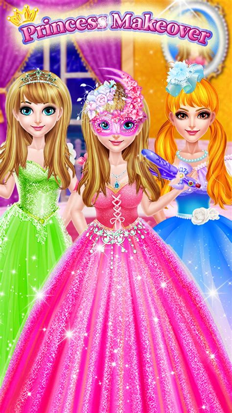 Download do APK de Princess Makeover - Beauty salon games for Girls! para Android