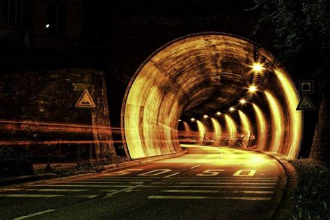 tunnel, Road, Night Wallpapers HD / Desktop and Mobile Backgrounds