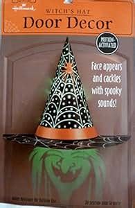 Amazon.com : Hallmark Halloween HGN5020 Shadows and Shrieks Witch's Hat ...