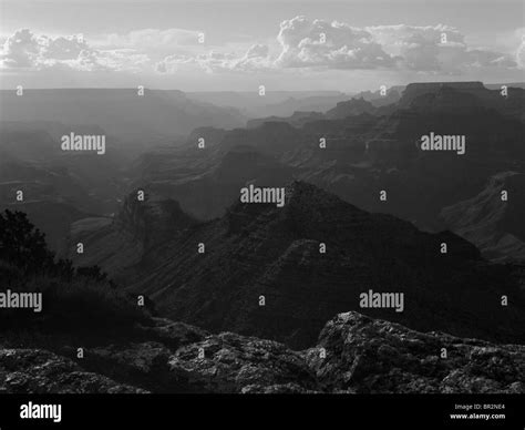 South rim of the Grand Canyon National Park after passing of a storm, Arizona, USA Stock Photo ...