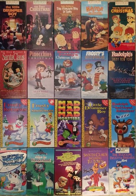 Pick 5 Rankin Bass VHS From This Tape Lot The First Christmas Frosty Santa Claus | eBay