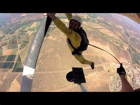 Skydive Static Line Jump - YouTube