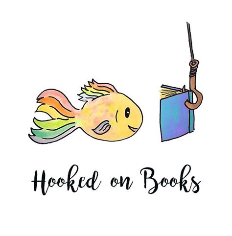 "Hooked on Books" Poster by CreativeBear | Redbubble