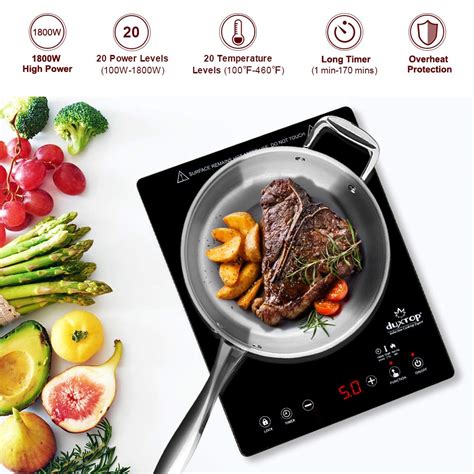 Title: Enjoy cooking with Duxtop E200A Portable High-End Induction Cooktop!