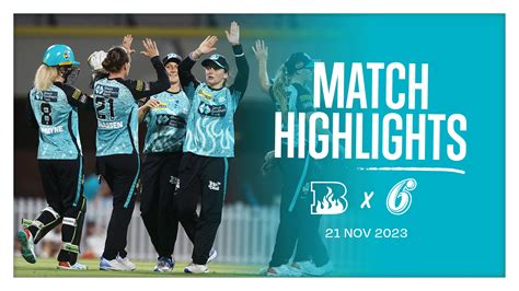 HEAT V SIXERS | Match Higlights | WBBL09 | Brisbane Heat