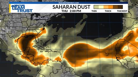 The Saharan Dust and its potential impact on Rochester | RochesterFirst