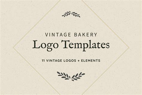 11 Vintage Bakery Logos | Branding & Logo Templates ~ Creative Market