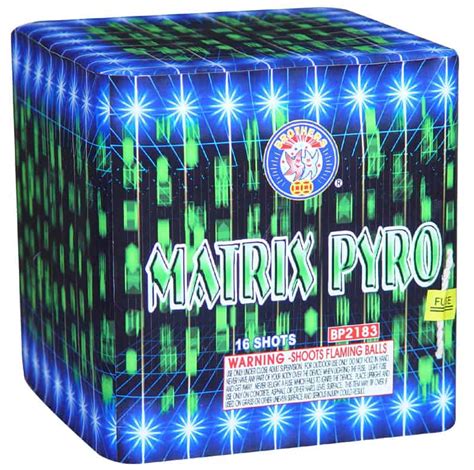 Matrix Pyro – 16 Shots | Sparks Fly Fireworks