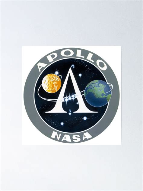 "Apollo Program Logo" Poster for Sale by Spacestuffplus | Redbubble