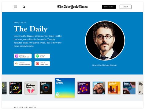 The New York Times: Upgrading the Podcast Directory