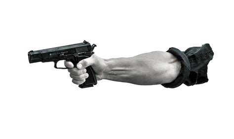 Arm Pointing Gun transparent PNG - StickPNG