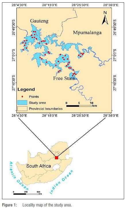 Vaal River Map