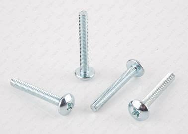 Slotted Metric Machine Screws Truss Head Carbon Steel DIN Standard