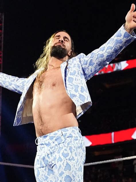 WWE Seth Rollins Snake Print Suit | Movie Jackets