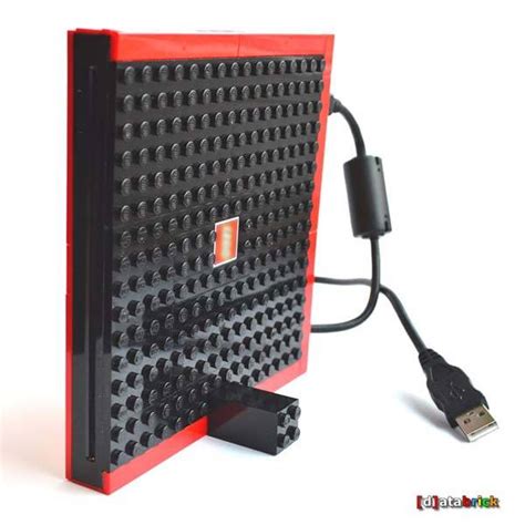 The Portable DVD Player & Writer Handmade with LEGO Bricks | Gadgetsin