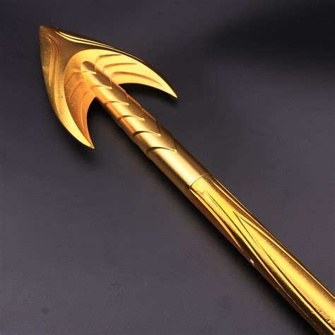 Aquaman Trident Metal Gold Trident of King Atlantis Aquaman - Etsy