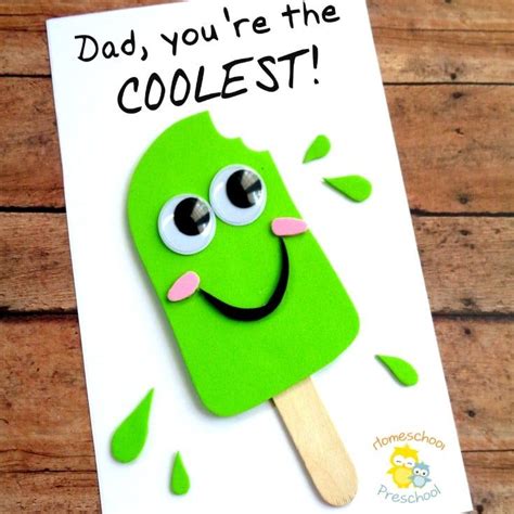 11 creative DIY Father's Day cards kids can make. Awwww!