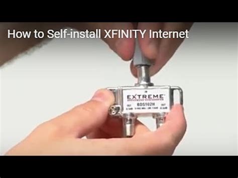 How to Self Install Coax Splitter - YouTube