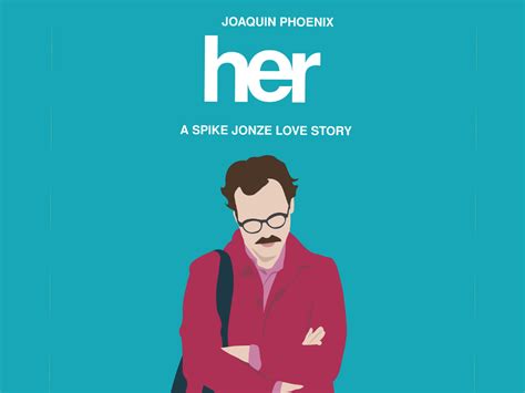 "HER" movie poster by Stavros Paraskevopoulos on Dribbble