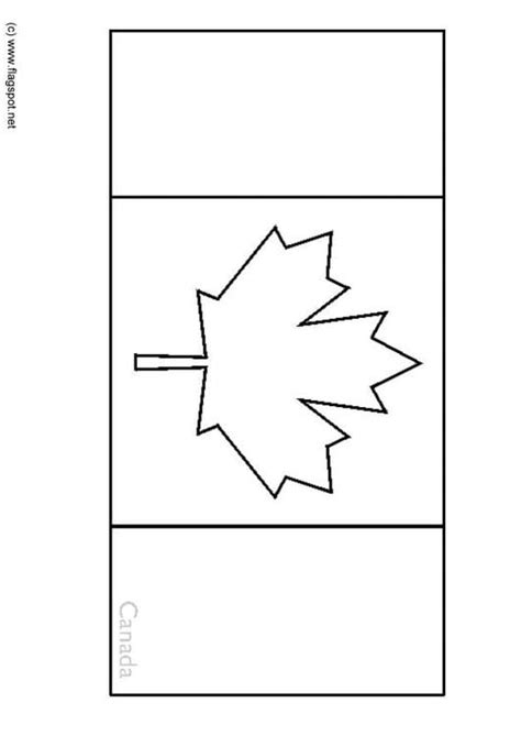 Coloring Page flag Canada - free printable coloring pages - Img 6324