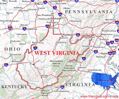 West Virginia Maps