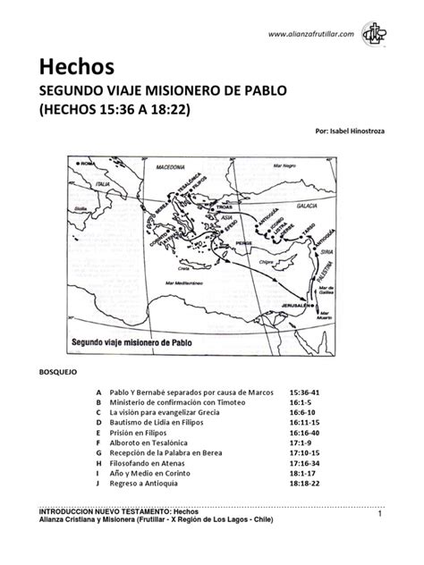 Hechos Segundo Viaje Misionero Pablo | Bernabé | Pablo el apóstol