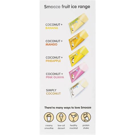 Smooze Mango & Coconut 8x65ml | Woolworths