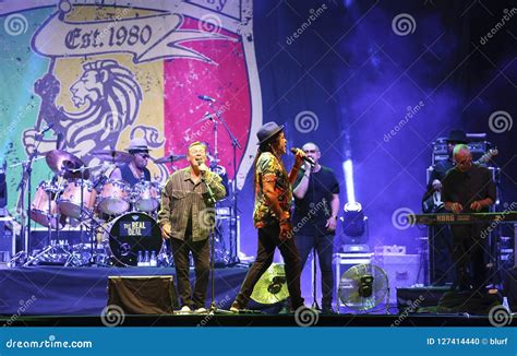 Ub40 Reggae Band Performing In Mallorca Complete Band Wide View ...