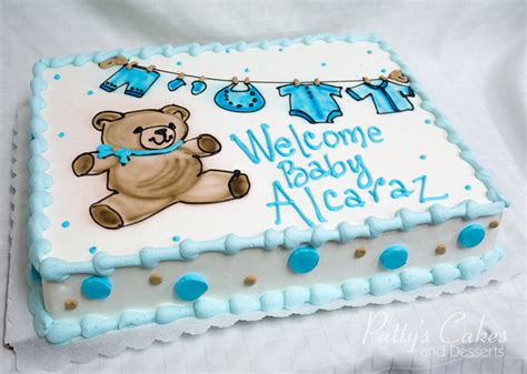 Photo of a teddy bear baby shower cake - Patty's Cakes and Desserts