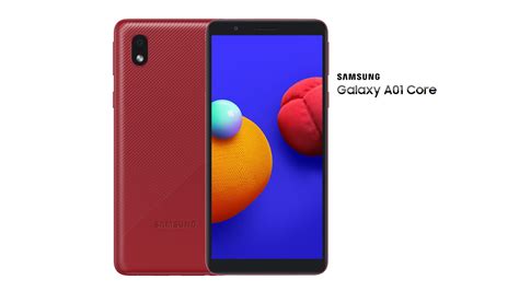 Samsung Galaxy A01 Core – Full Specs and Official Price in the Philippines