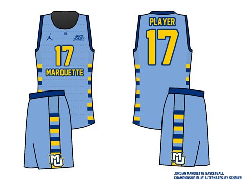 Marquette Basketball Uniform Concept by Scheuer - Concepts - Chris ...