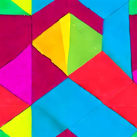 Colorful Rhombus Pattern · Creative Fabrica