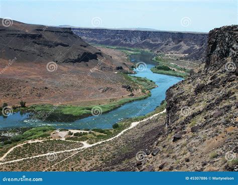 Snake River Birds of Prey stock photo. Image of river - 45307886