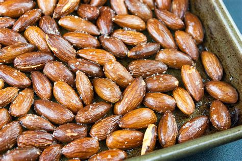 Roasted Salted Almonds - Don't Sweat The Recipe