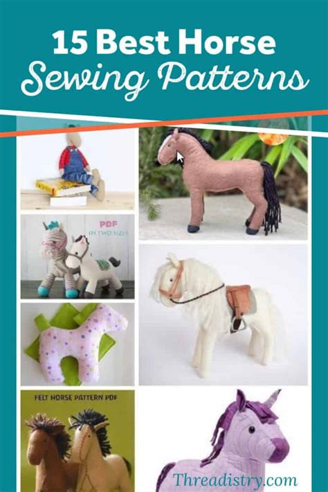 15 Horse Sewing Patterns guaranteed to make a horse lover smile