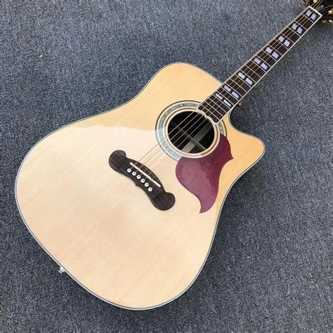 Factory Chibson songwriter deluxe studio acoustic guitar 2019 GB Solid spruce top acoustic ...