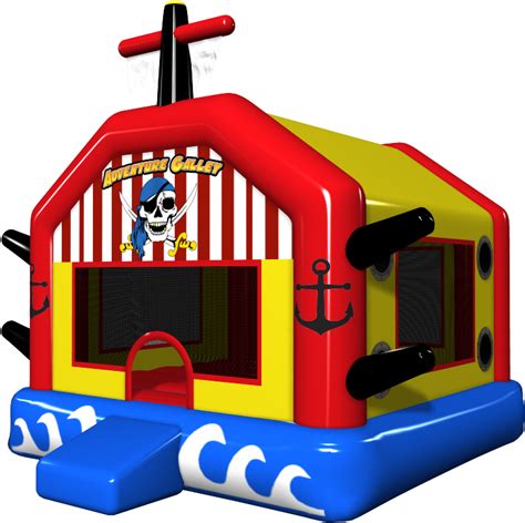 Free Bounce House Clipart Svg Free Library Pirate Ship - Inflatable Castle - Png Download - Full ...