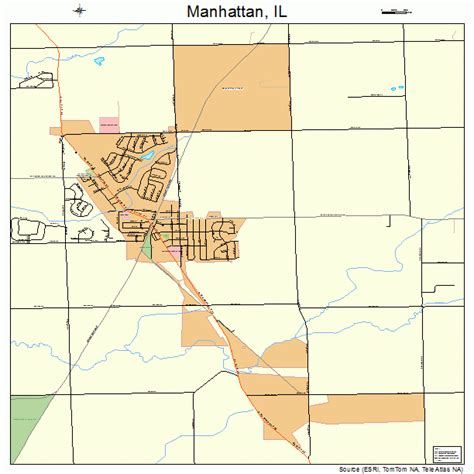 Map Of Manhattan Il - Venus Jeannine